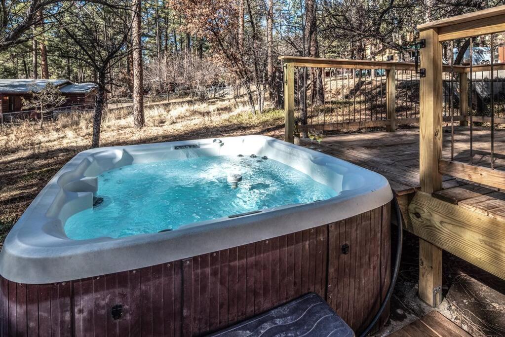 Coyote Cabin - Private Hot Tub - Upper Canyon Ruidoso Kültér fotó