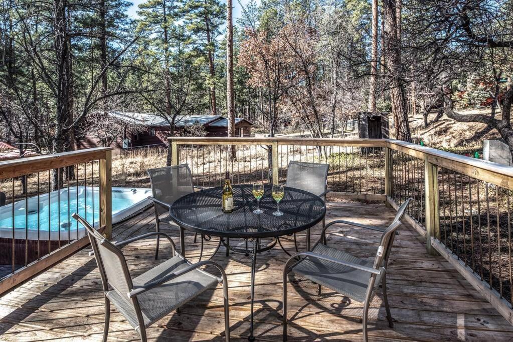 Coyote Cabin - Private Hot Tub - Upper Canyon Ruidoso Kültér fotó