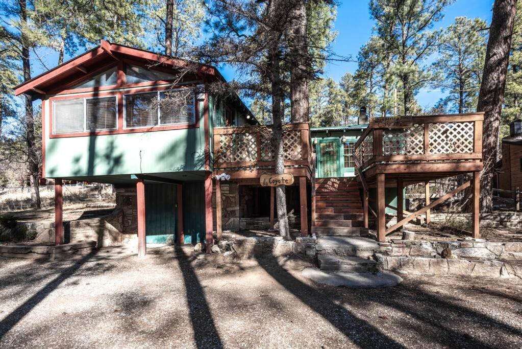 Coyote Cabin - Private Hot Tub - Upper Canyon Ruidoso Kültér fotó